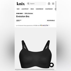 BNWT Knix Evolution Bra